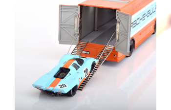 MERCEDES-BENZ O317 Porsche race transporter Gulf (1968)