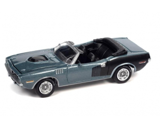 PLYMOUTH Barracuda Convertible (1971), dark blue/ black