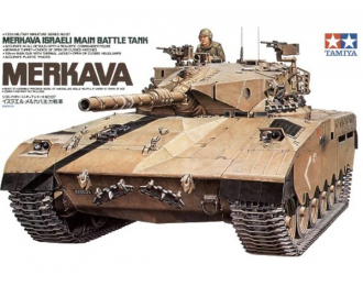 Сборная модель Танк Merkava с 105-мм пушкой и 1 фигурой танкиста