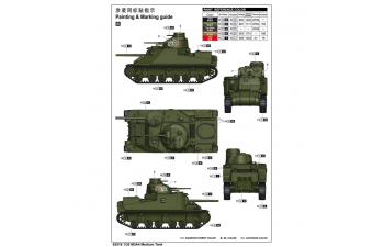 Сборная модель средний танк M3A4