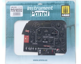 North American P-51B Mustang – Instrument Panel 1/2 Scale