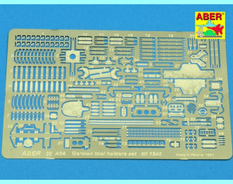Фототравление Немецкий набор держателей инструментов 1943-1945 годов выпуска