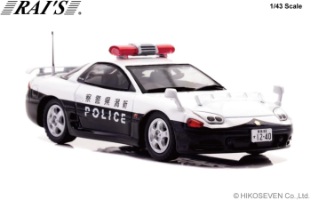 MITSUBISHI GTO Twin Turbo MR (Z15A) *Hjgh Way Police Car Niigata 357* (1994), black / white