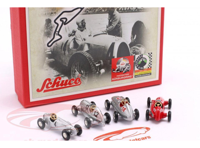 4-Car Set 75 Years Nürburgring 1927-2002