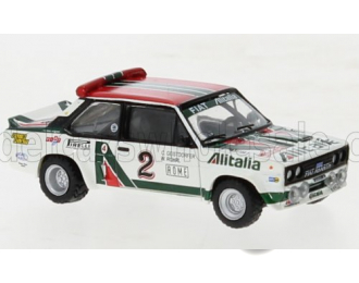 FIAT 131 Abarth Alitalia №2 Rally Montecarlo (1978) W.Rohrl - C.Geistdorfer, White Green Red