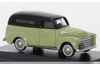 CHEVROLET Panel Van Speciality Foods (1950), yellow/black