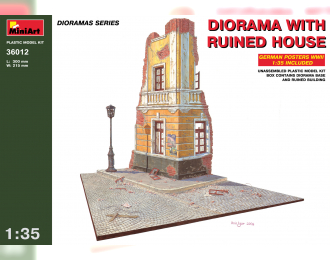 Наборы для диорам DIORAMA WITH RUINED HOUSE