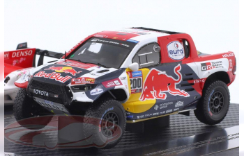 Набор из трёх моделей TOYOTA GR Yaris Rally1 Hybrid #69 / TOYOTA GR010 Hybrid #8 / TOYOTA GR DKR Hilux T1+ #200 (2023)