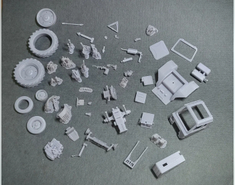 Сборная модель Трактор МТЗ-80 (малая кабина)