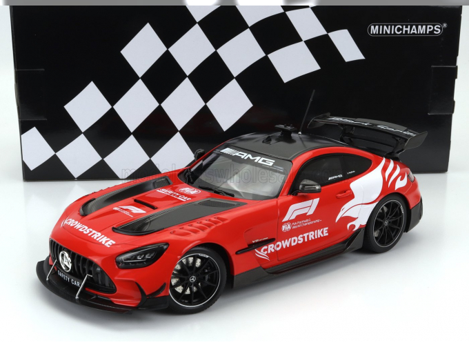 MERCEDES-BENZ Amg Gt V8 Black Series F1 Safety Car Crowdstrike Season (2022) Bernd Maylander, Red