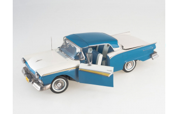 FORD Fairlane 500 Skyliner, blue / white