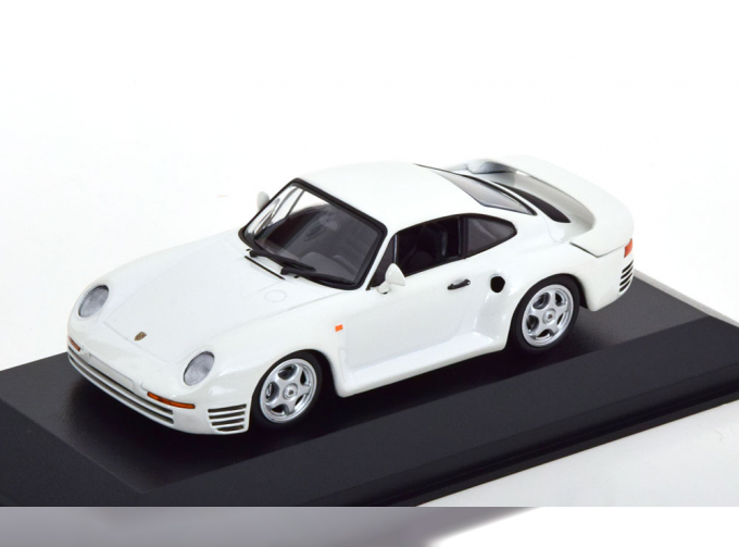 PORSCHE 959 (1987), white metallic