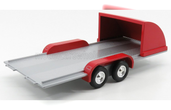 ACCESSORIES Carrello Trasporto Auto - Car Transporter Trailer, Silver Red