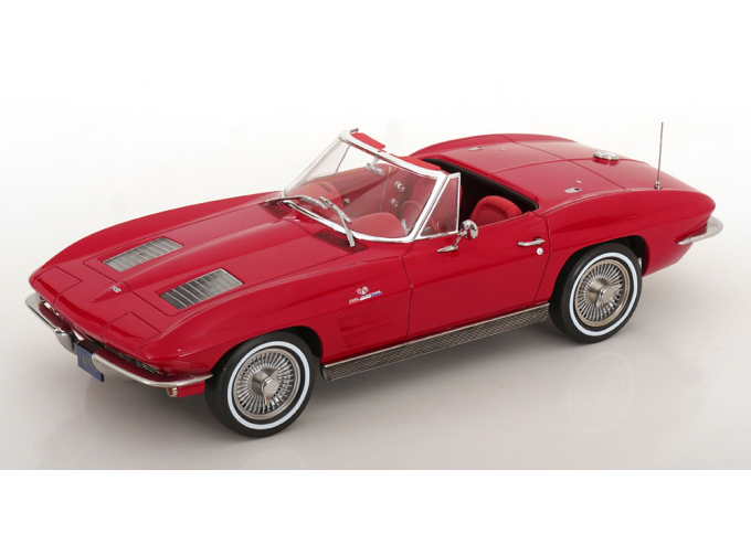 CHEVROLET Corvette C2 Stingray Convertible (1963), red