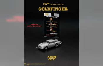 ASTON MARTIN DB5 “Goldfinger” (English Poster), silver