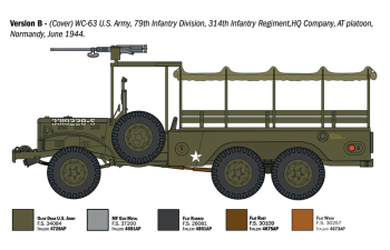 Сборная модель DODGE Wc-62/63 Truck 6x6 Military 3-assi 1945