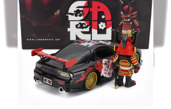MAZDA Rx-7 With Labmonkey Saru Figure (1993), Grey Red