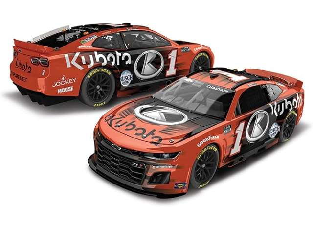 Chevrolet #1 Ross Chastain *Kubota*, orange 2025