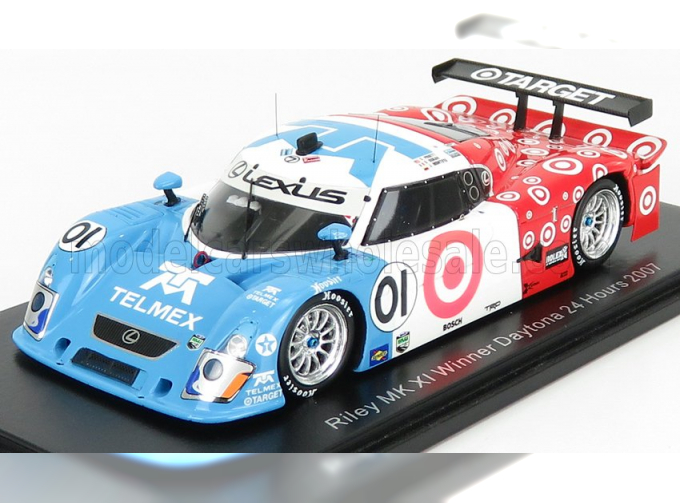 RILEY Mk Xi N 01 Wiiner 24h Daytona (2007) S.Pruett - S.Duran - J.P.Montoya, Blue White Red