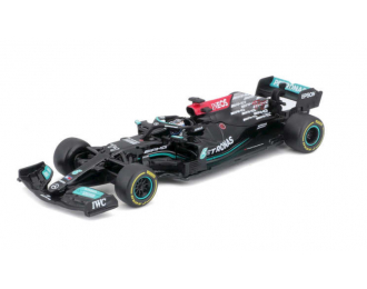 MERCEDES-AMG F1 W12 EQ Power+ #77 "Petronas" с фигуркой пилота V.Bottas Formula 1 2021