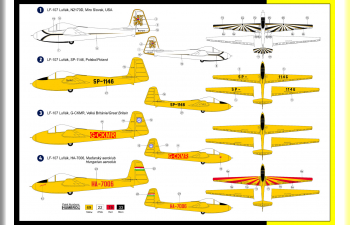 Сборная модель LET LF-107 "Lunak" International