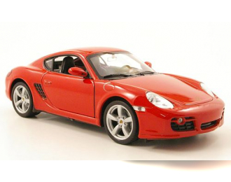 PORSCHE Cayman S, red