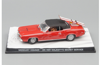 MERCURY Cougar On Her Majestys Secret Service 1969, Red