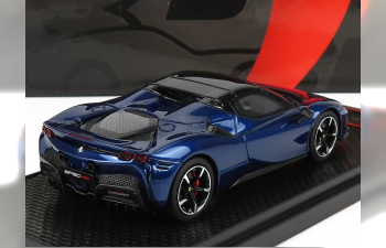 FERRARI Sf90 Stradale Hybrid Spider 1000hp Closed Roof (2020), Blu Elettrico - Blue Met