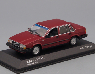 VOLVO 740 GL (1986), red