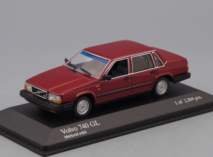 VOLVO 740 GL (1986), red