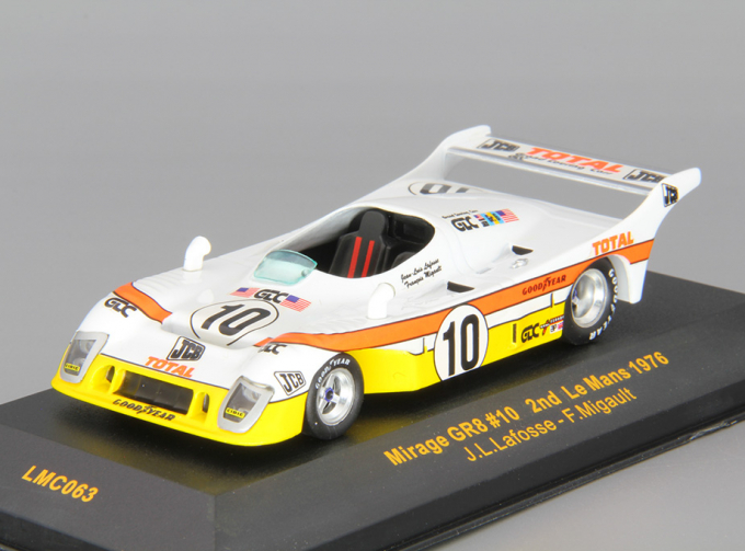 MIRAGE GR8 #10 J.L.Lafosse - F.Migault 2nd Le Mans (1976), white