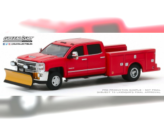 CHEVROLET Silverado 3500 Dually Service Bed with Snow Plow 2018