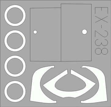 Окрасочная маска Советский истребитель Як-3