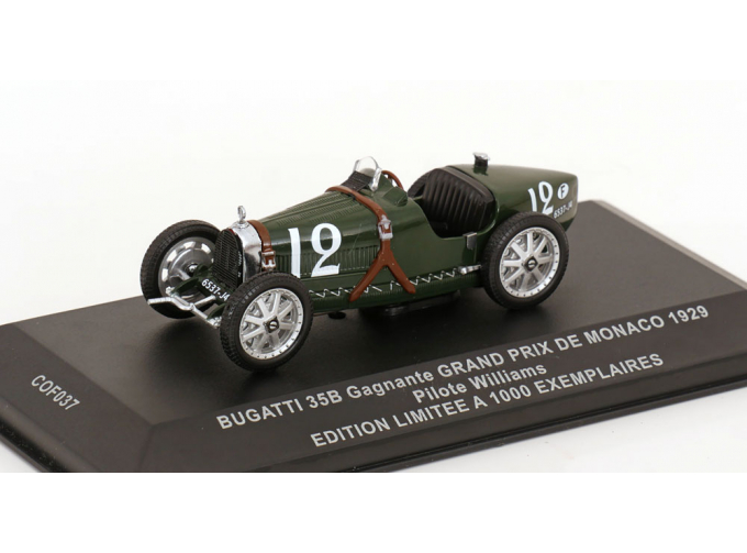 BUGATTI 35B No 12 GP Monaco, Williams (1929)