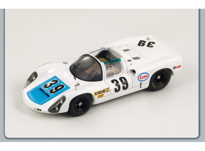 PORSCHE 910 39 9th Le Mans 1969 P.Maublanc-C.Poirot, white