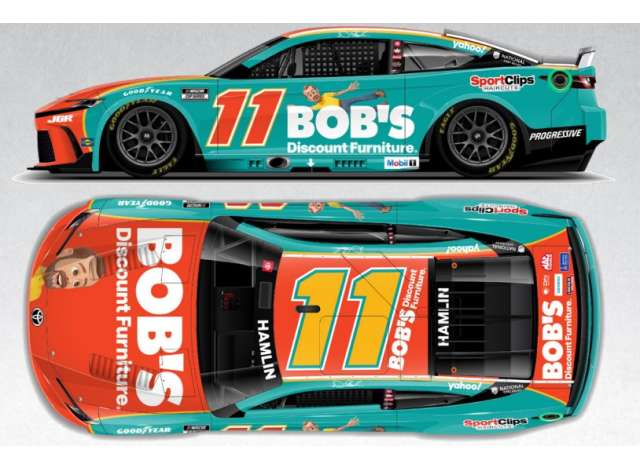 Toyota Camry XSE #11 Denny Hamlin *Bobâ€™s Discount Furniture*, various 2025