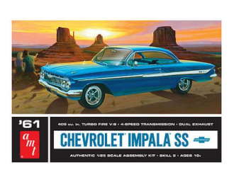 Сборная модель Chevrolet Impala SS car, plastic modelkit 1961