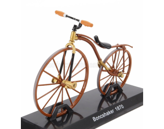 Велосипед Boneshaker Bicycle (1870), коричнево-золотой