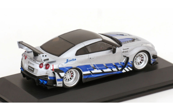 NISSAN Skyline GT-R (R34) Liberty Walk Body Kit (2020), silver / blue