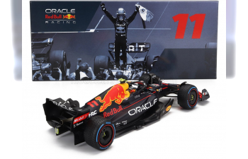 RED BULL F1 Rb18 Team Oracle Red Bull Racing N11 Winner Monaco Gp (2022) Sergio Perez, Matt Blue Yellow Red