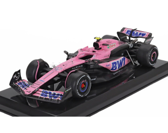 ALPINE F1  A523 Team Bwt Alpine №10 Bahrain Gp (2023) Pierre Gasly - Blister Box, Pink Black Blue