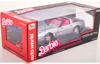 CHEVROLET Corvette C4 Barbie (1986), silver pink