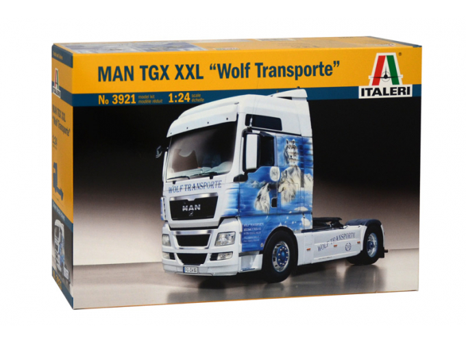 Сборная модель MAN TGX XXL "Wolf Transporte"
