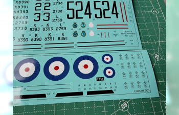 Декаль для Fairey Swordfish MK I, 824/810 FAA HMS Eagle & Courageous, pre WW2