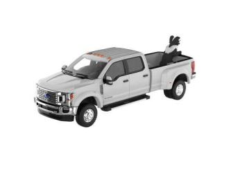 FORD F-450 with Dog Figure *Down on the Farm Series 12* (2022), light grey