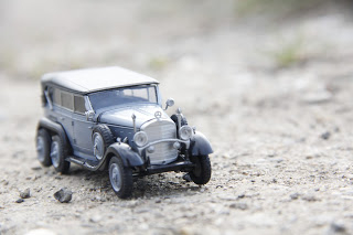 Сборная модель WWII G4 (1935) с тентом (сборка без клея)