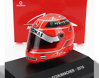 SCHUBERTH HELMET F1 Casco Helmet Mgpw01 Mercedes Gp Season (2010), Michael Schumacher, Red