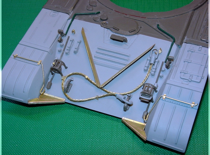 Т-72А Корректирующий набор (ВЛД) включает фототравление