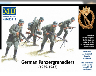 Сборная модель Немецкая пехота, 1939-1942