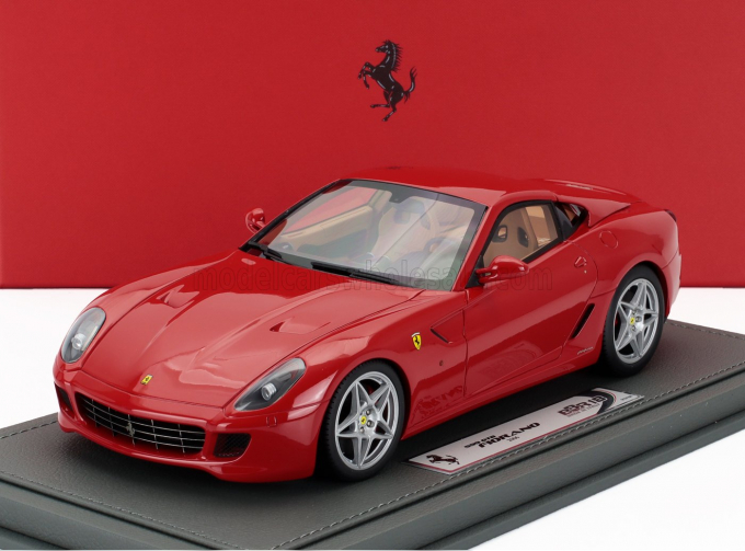 FERRARI 599 Gtb Fiorano (2007) - F-1 Gear Box - Con Vetrina - With Showcase, Rosso Corsa - Red
